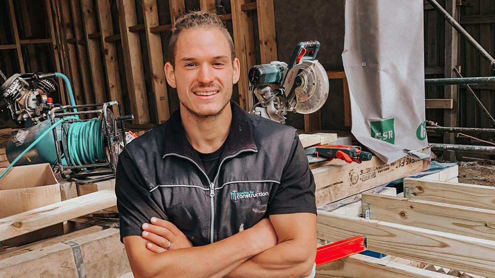 Ben Taylor awarded Master Builders State Apprentice of the Year