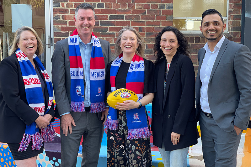 Victoria University partners with Western Bulldogs Community Foundation on new initiative