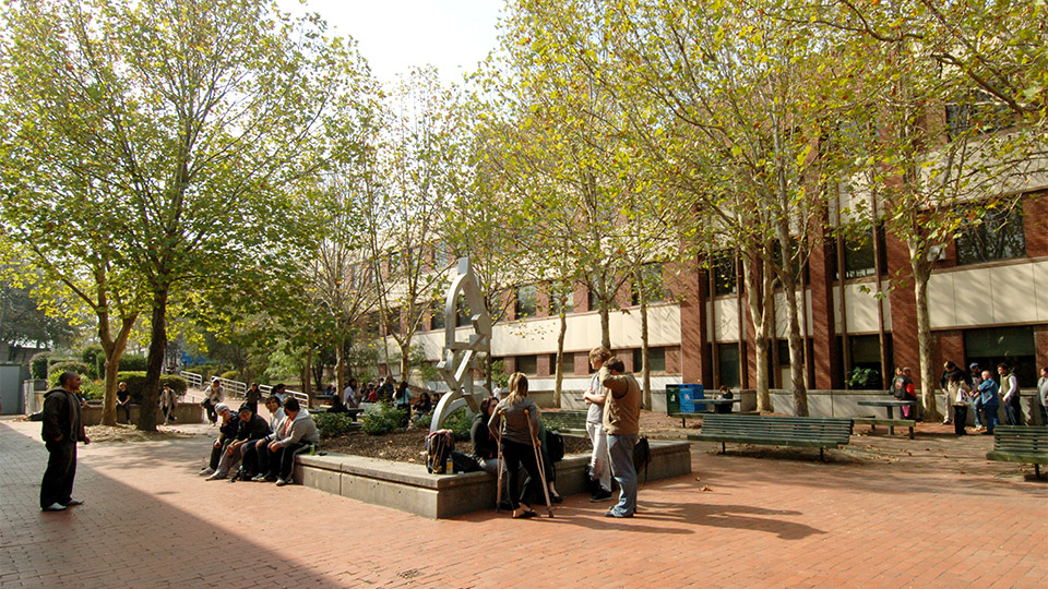 Footscray Nicholson courtyard