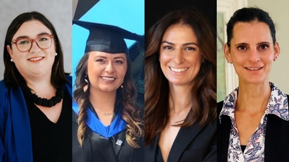L-R: Melinda Kate Dine, Natalia Sanchez, Danielle Kanatas, Aline Bonifazzi