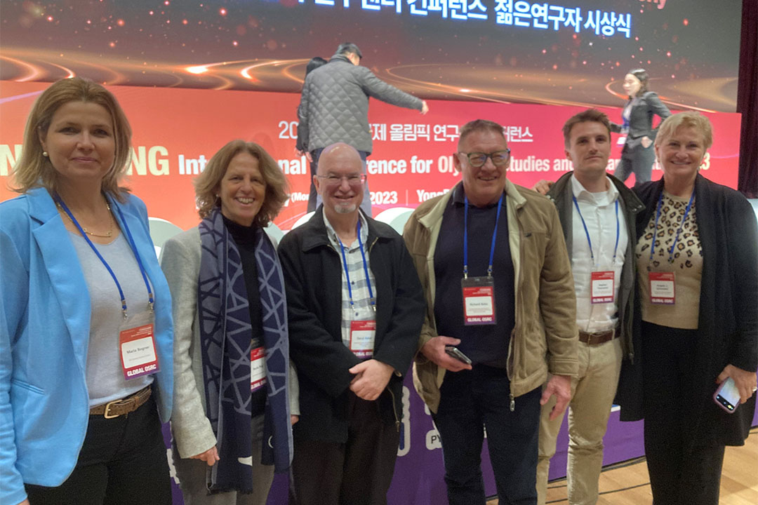Attendees at the Korean Olympic Conference