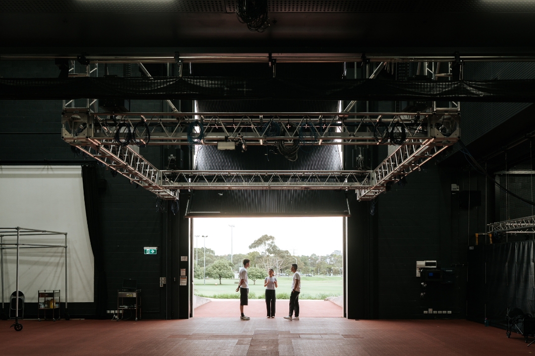 Biomechanics lab wide interior shot