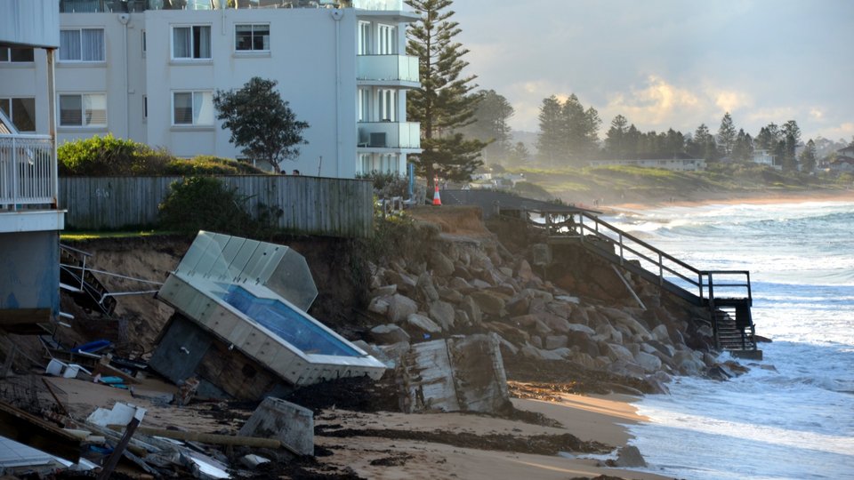 coastal erosion collapsed pool