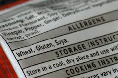 Allergy label