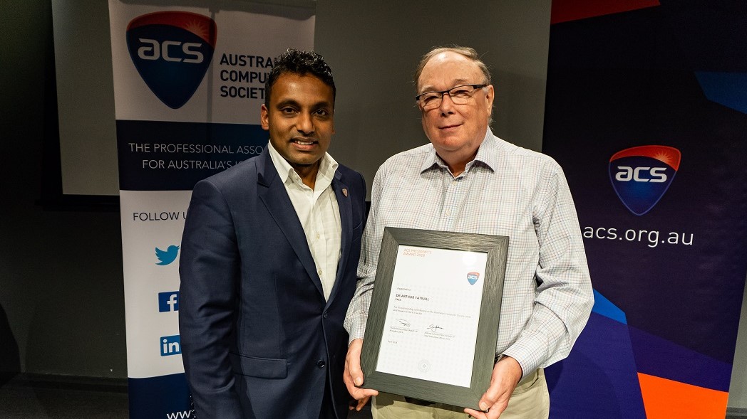 Dr Arthur Tatnall honoured for lifetime achievements