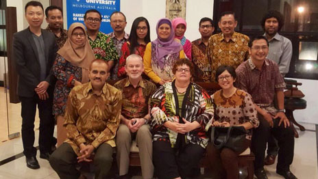 VU research trainers in Indonesia