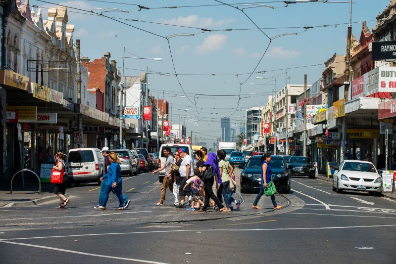 Footscray street scene