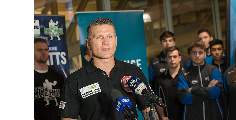 Boxer visits VU to condemn coward punch