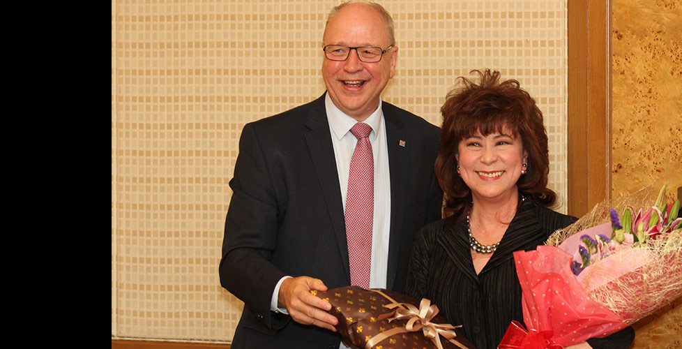 Education crusader awarded honorary doctorate