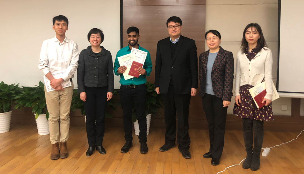 Students on study tour in China