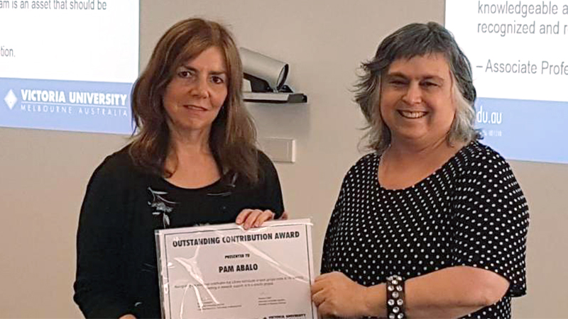 Library staff recognised with awards