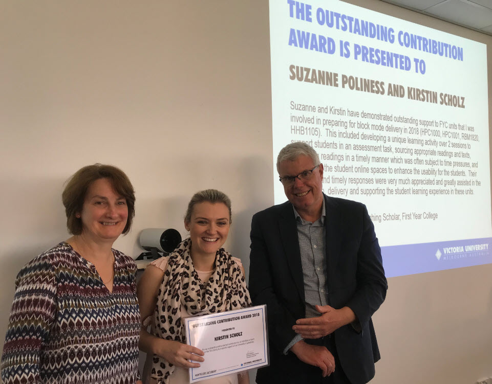 Library staff recognised