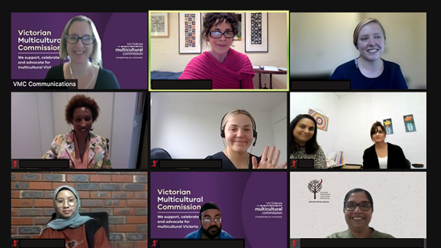 SZCC's Multicultural Communities in Action Program held on Zoom