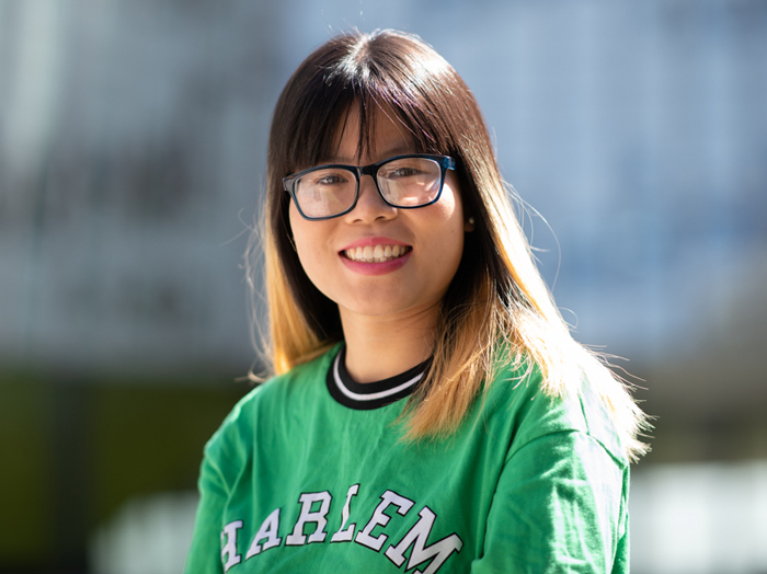 VU student Olena Nguyen wins international student award