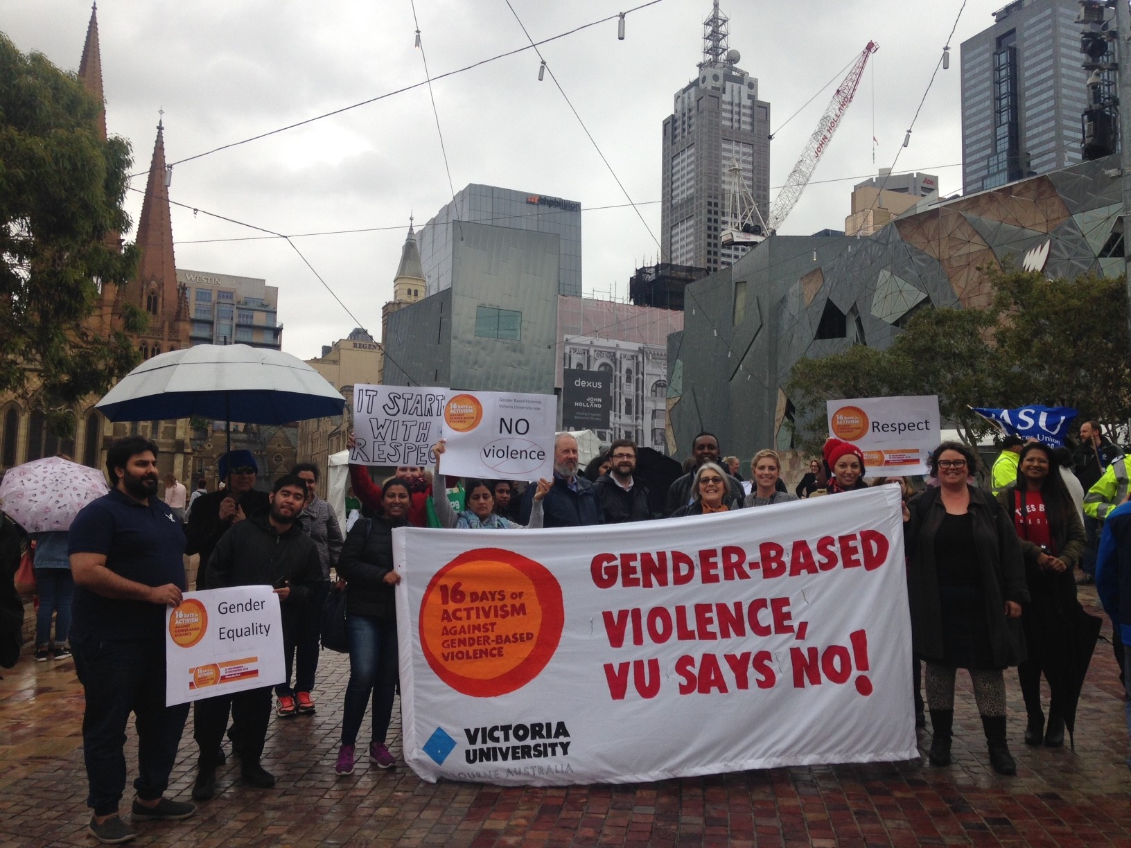 VU unites against violence