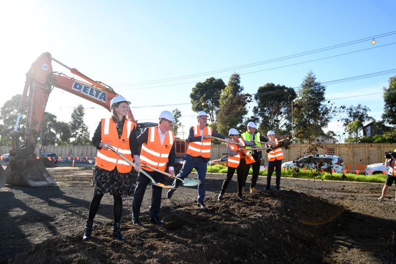 Sod-turning event for new Footscray Hospital