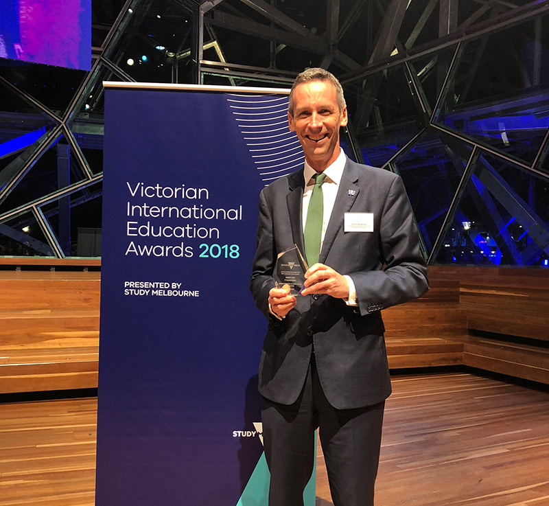 First year model triumphs in international education awards