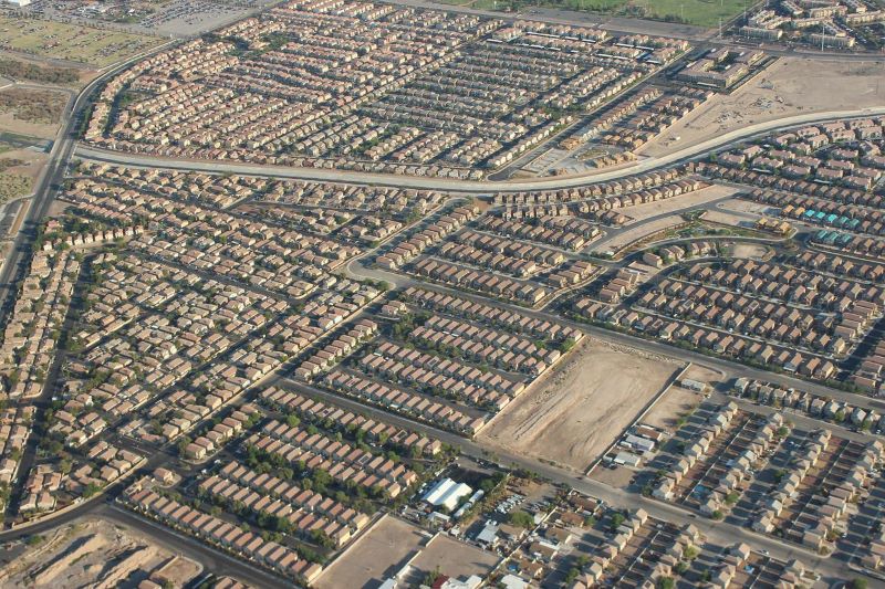 Suburb from the air