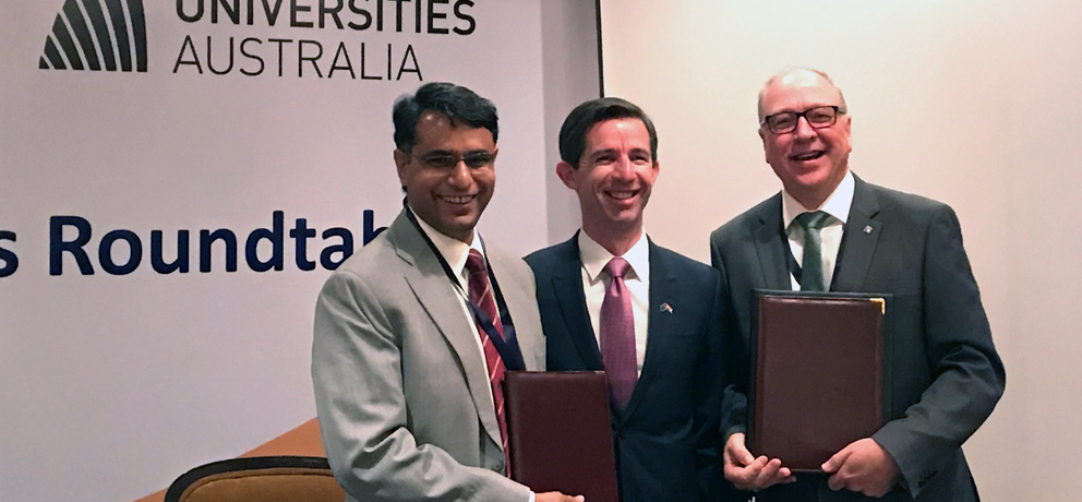 VU strengthens Australia-India sport links