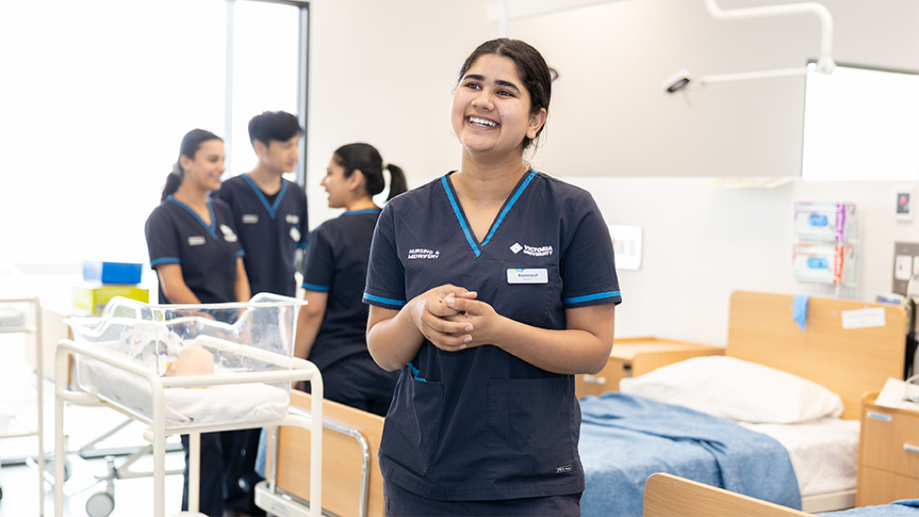 A VU nursing student.