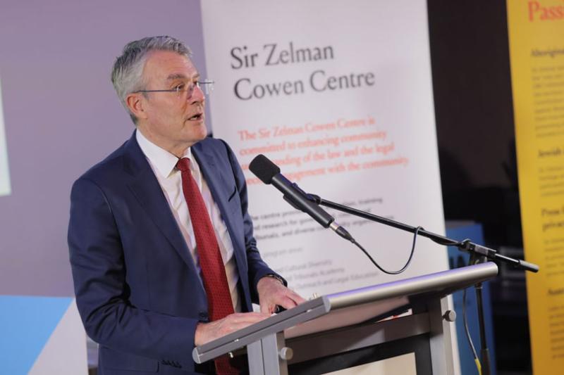 Attorney-General Mark Dreyfus KC MP speaking at the Sir Zelman Cowen Centre