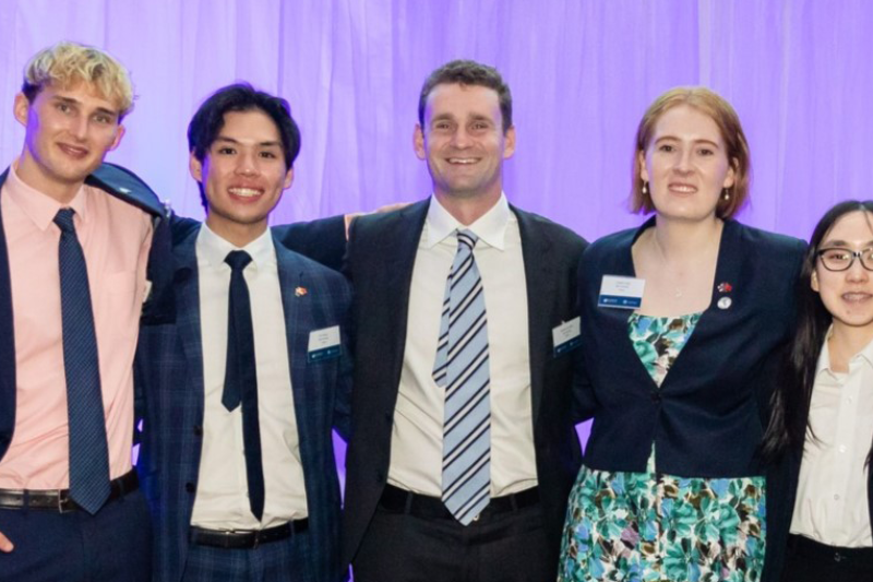 Conor O’Loughlin, New Colombo Plan (NCP) scholarship recipient at the awards ceremony