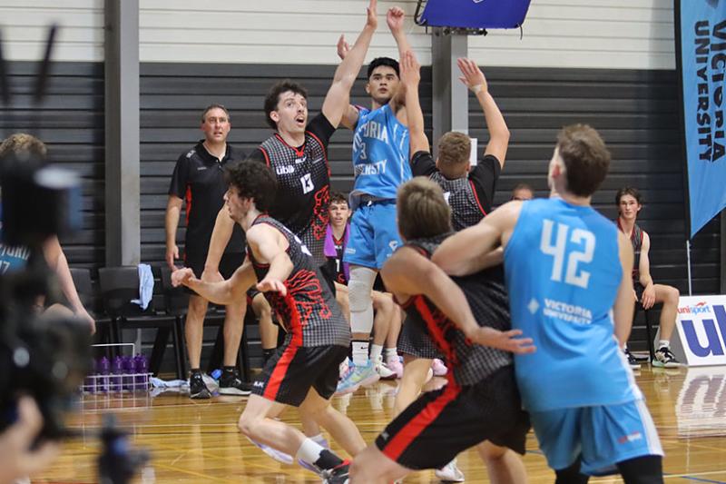 VU Vultures men's team playing in the UBL.