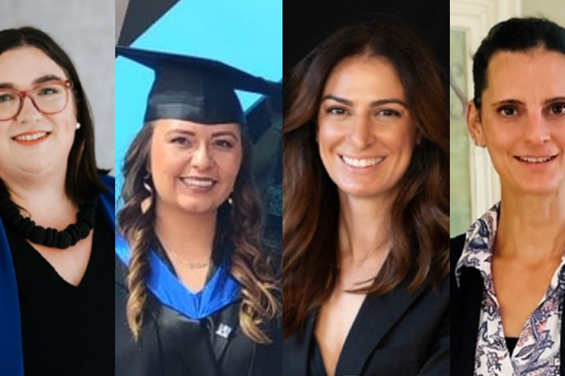L-R: Melinda Kate Dine, Natalia Sanchez, Danielle Kanatas, Aline Bonifazzi