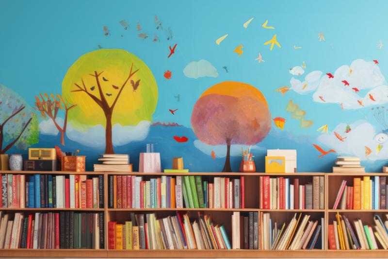 Kids library books