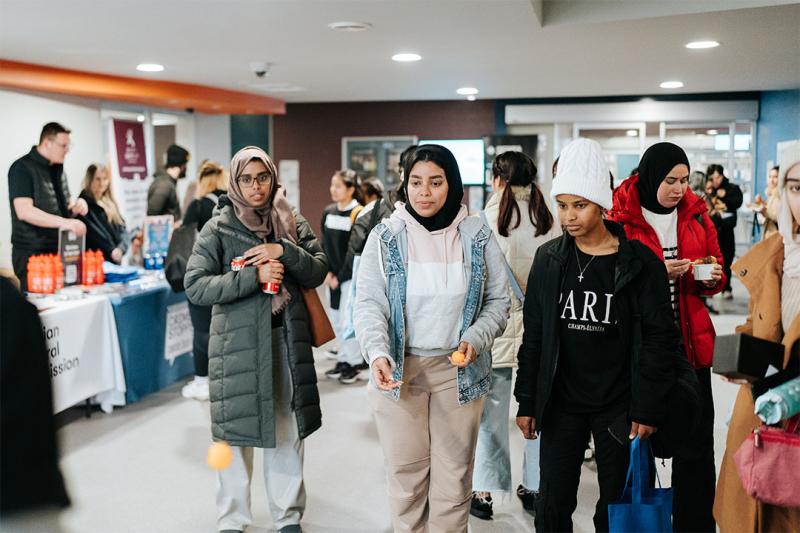 Students at Werribee's O-Fest.