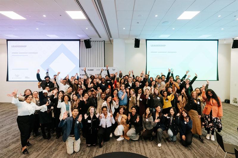 Group of attendees at VU's Student Leadership Conference