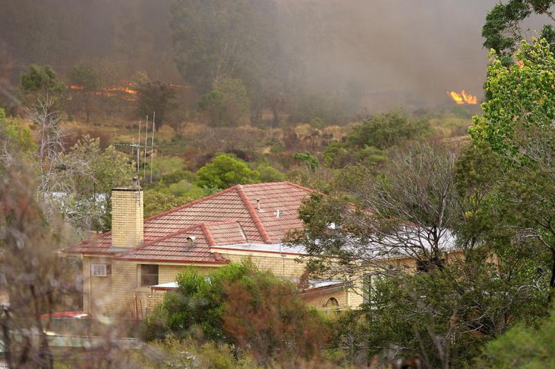  House threatened by fire