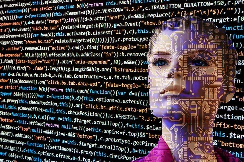  Image of coding with person