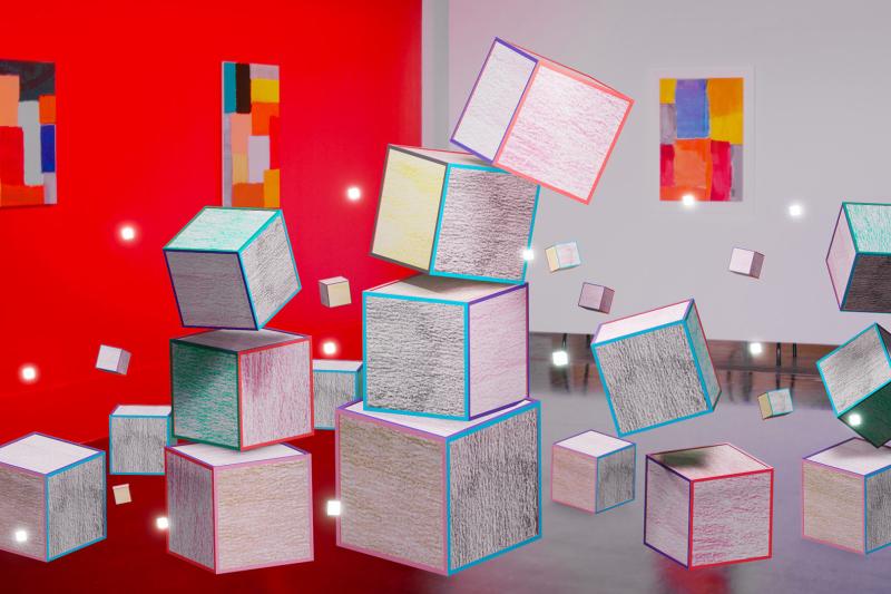  An augmented reality mockup of the BOLDER exhibition app