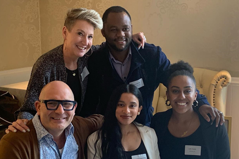  five people. the team at Brimbank Live