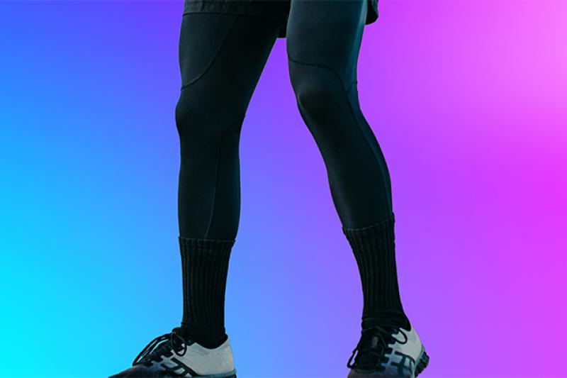 pair of compression tights on a model