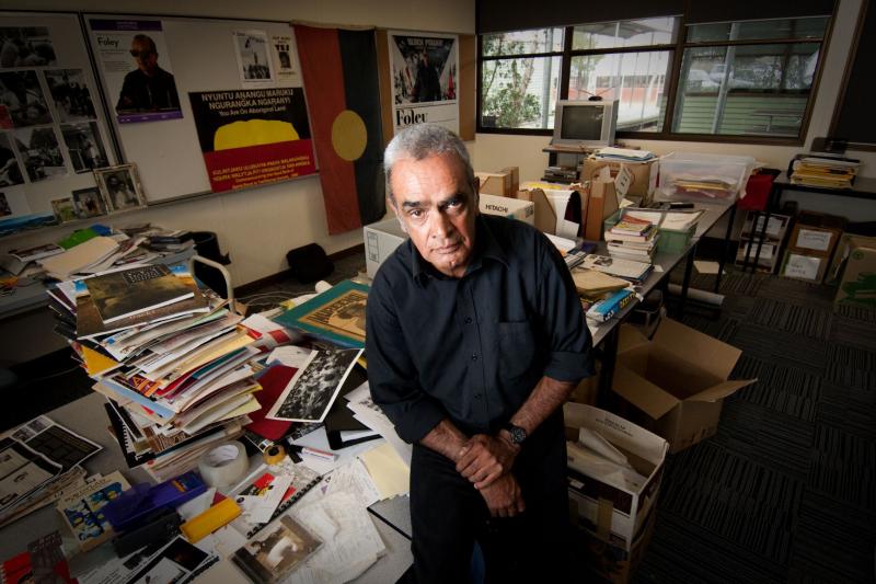  Gary Foley with the Aboriginal History Archive