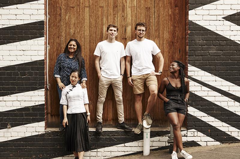 Students from different cultural backgrounds in Footscray