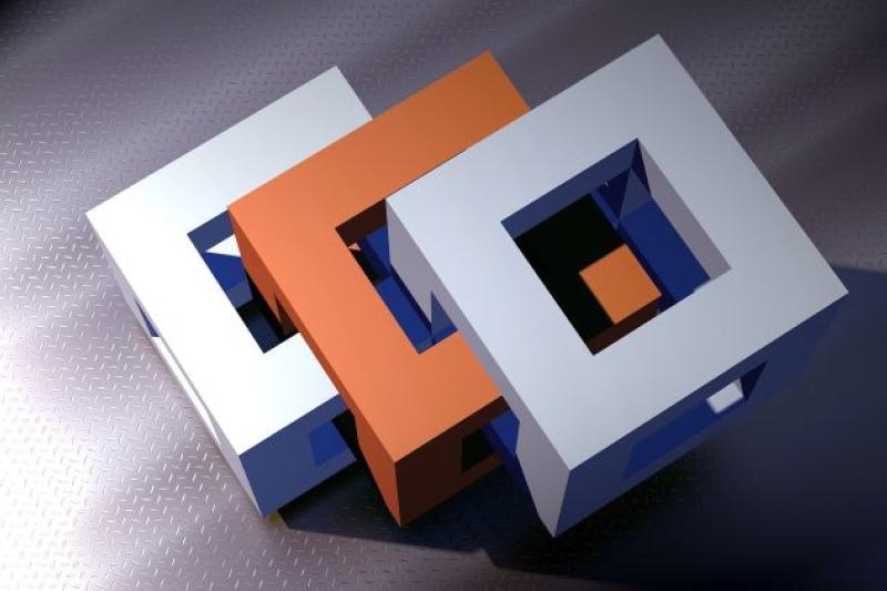  Image of three block on top of each other