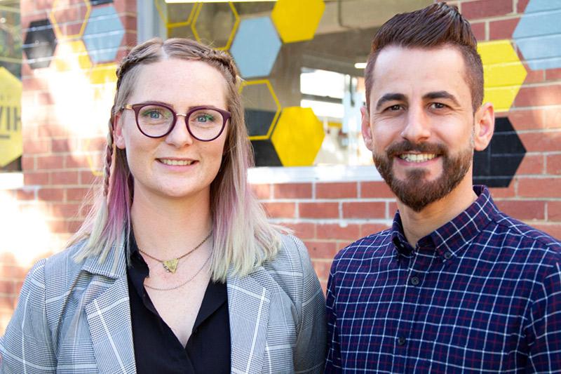 Jessi Dillon and Ghaith Zakaria, learning designers