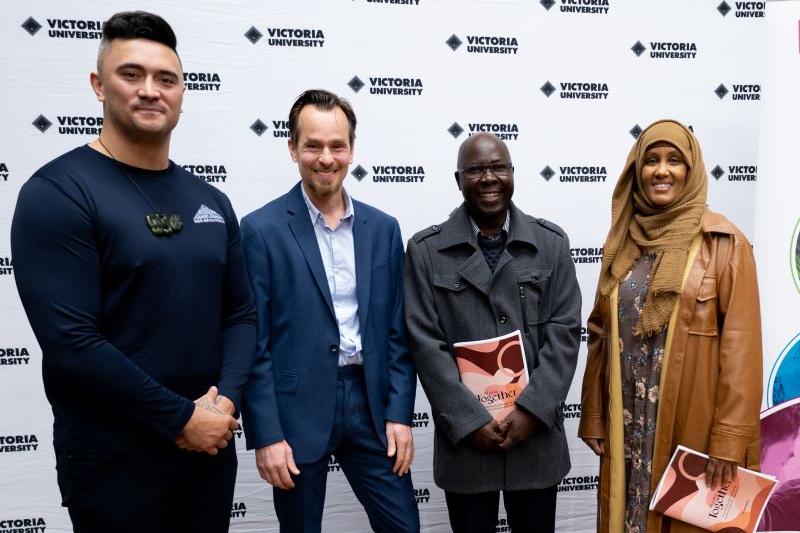  Dr Mario Peucker with community members