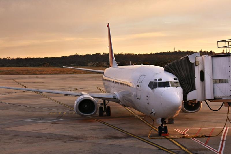  Plane at Melbourne airport.