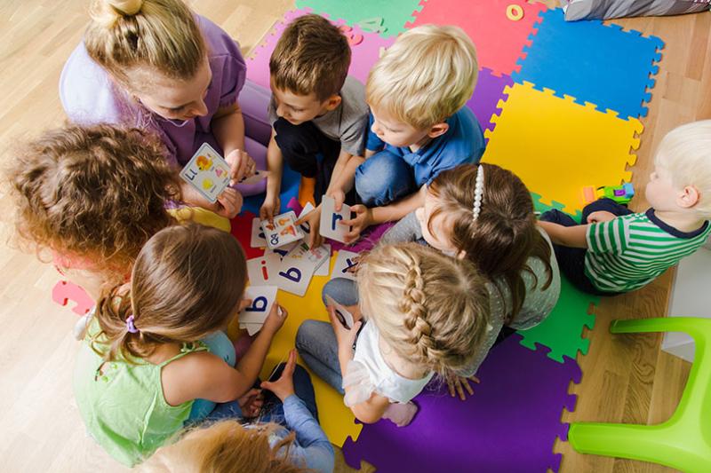  Kids playing together.