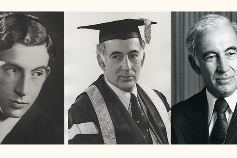  Image - three portraits of Sir Zelman Cowen