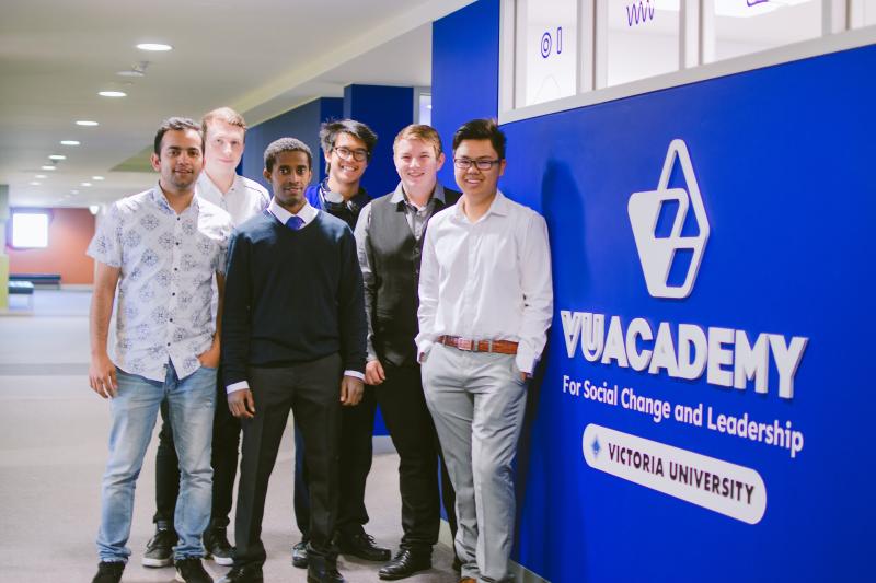  A few VU Academy students at launch 