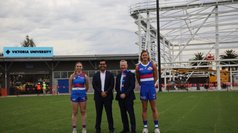 VU & Western Bulldogs renew partnership for five years 