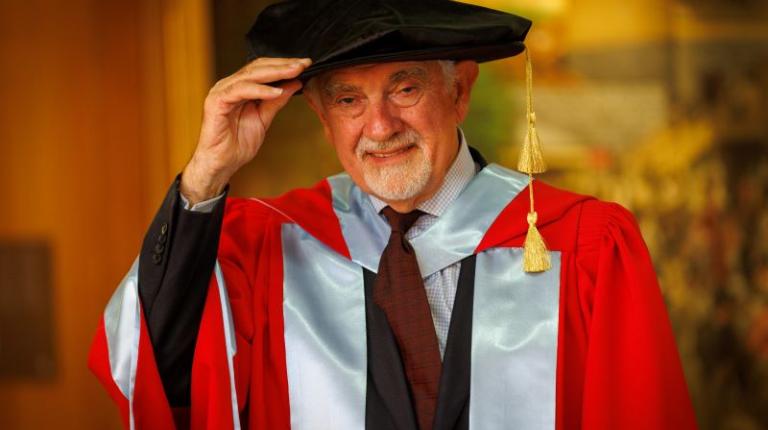 Former VU Chancellor, entrepreneur & philanthropist receives honorary degree