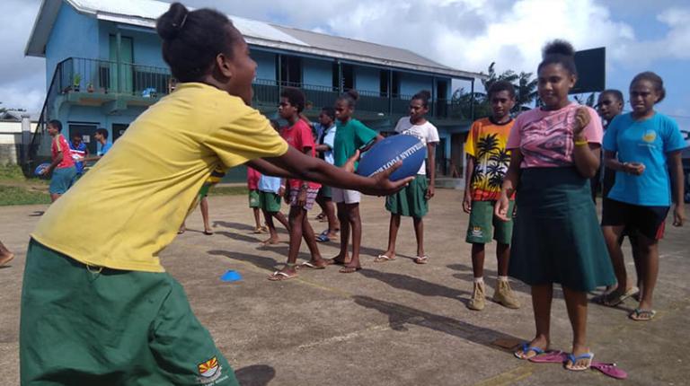 Students' Guide helps bring benefits of AFL to Vanuatu women & girls