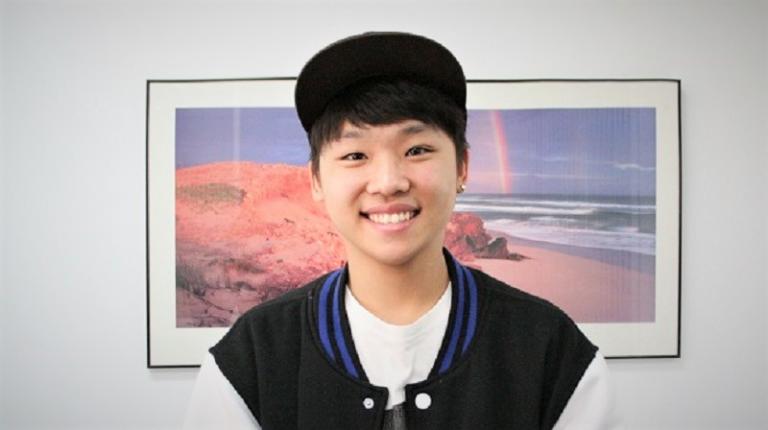 Korean student Jeongun Mun excels in English