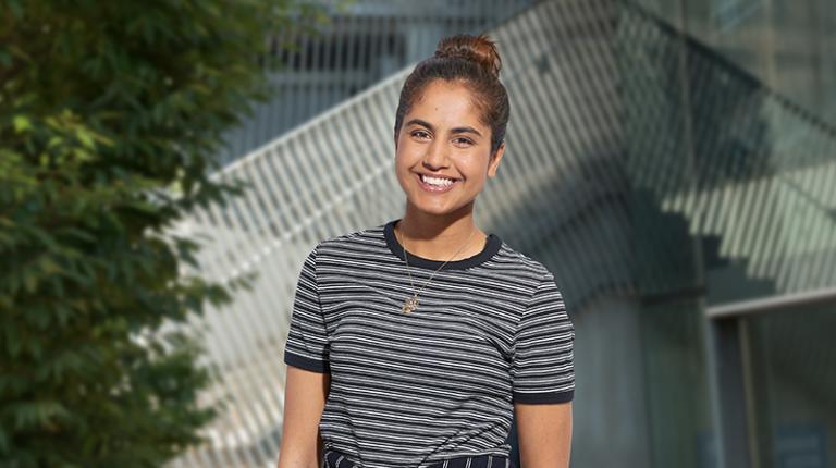 Why Nikita made a big move to study biomedicine at VU